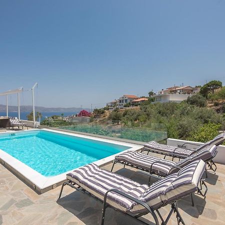 Villa Luna Private Heated Hydro Pool Bbq Beach 4Min Agia Marina Mikrolimanou المظهر الخارجي الصورة