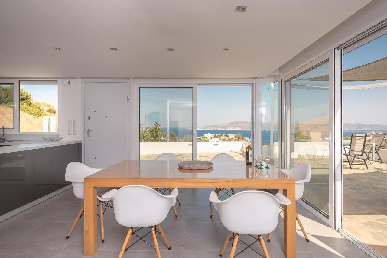 Villa Luna Private Heated Hydro Pool Bbq Beach 4Min Agia Marina Mikrolimanou المظهر الخارجي الصورة