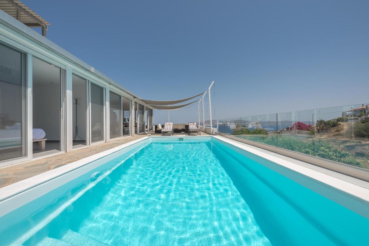 Villa Luna Private Heated Hydro Pool Bbq Beach 4Min Agia Marina Mikrolimanou المظهر الخارجي الصورة