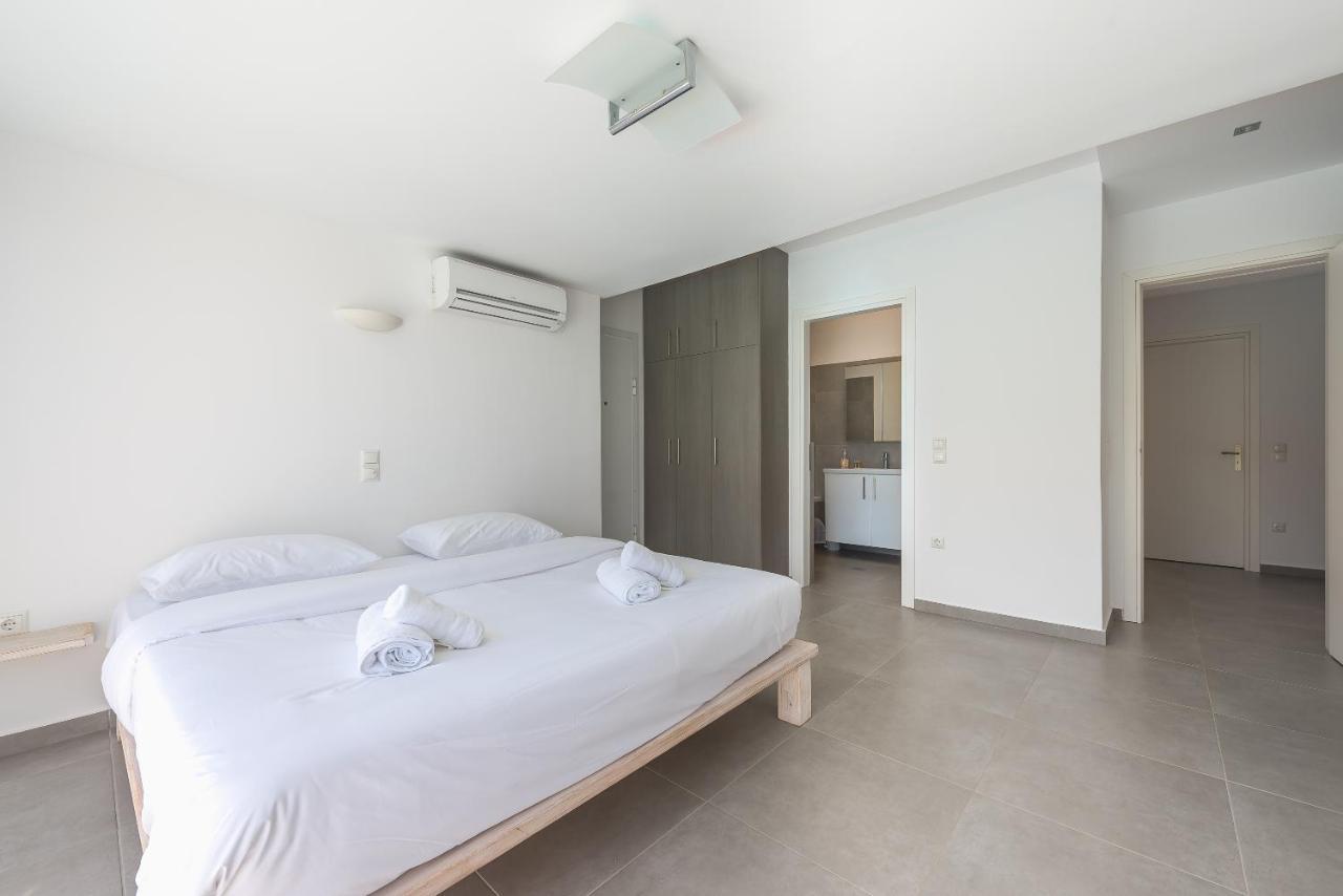 Villa Luna Private Heated Hydro Pool Bbq Beach 4Min Agia Marina Mikrolimanou المظهر الخارجي الصورة