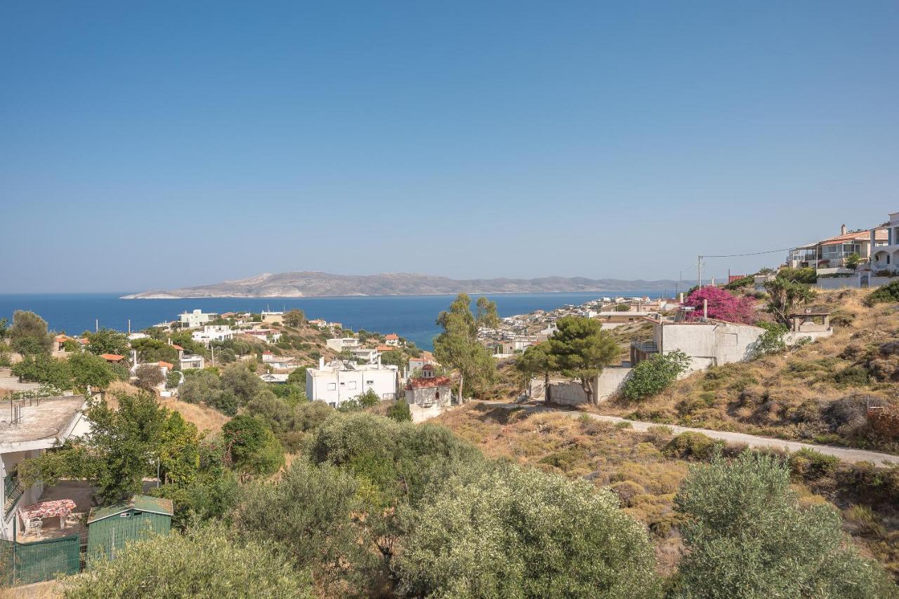 Villa Luna Private Heated Hydro Pool Bbq Beach 4Min Agia Marina Mikrolimanou المظهر الخارجي الصورة
