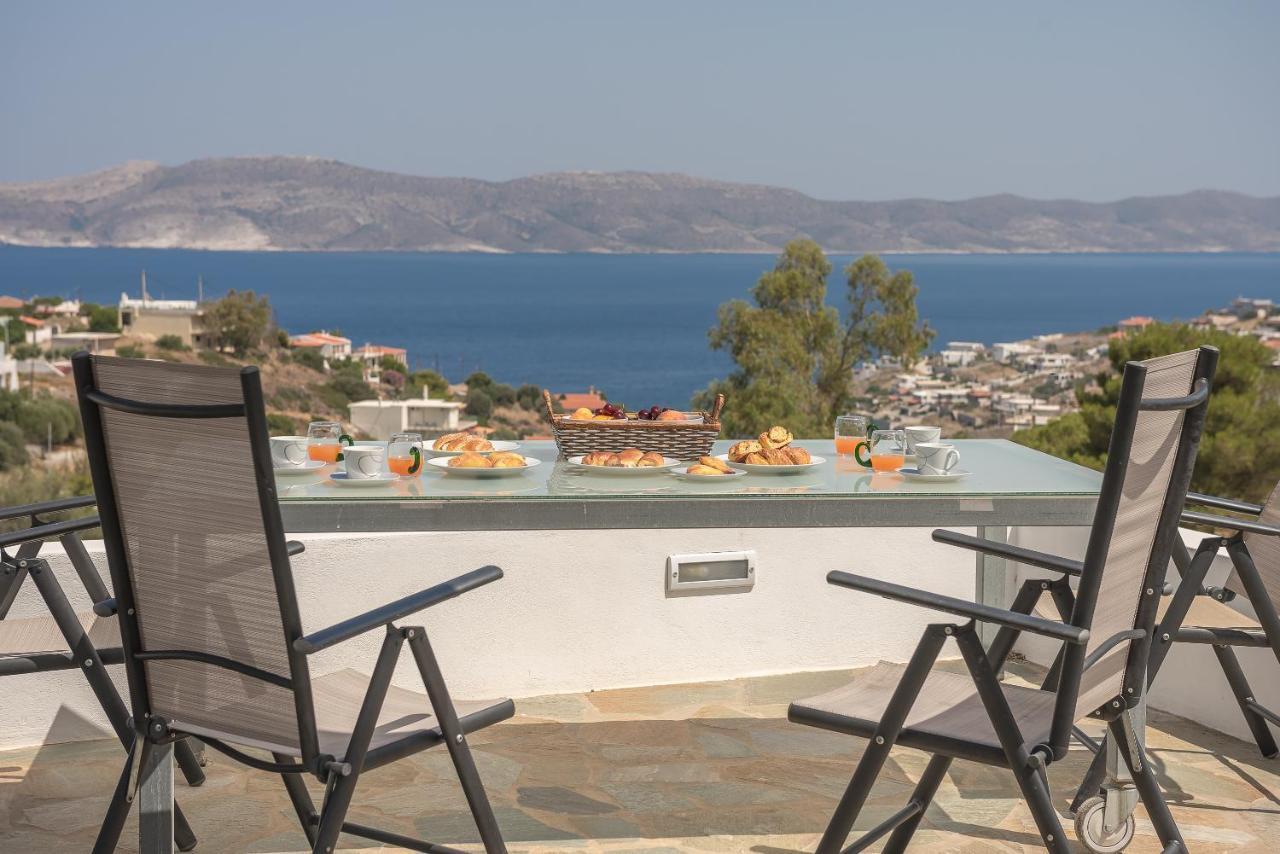 Villa Luna Private Heated Hydro Pool Bbq Beach 4Min Agia Marina Mikrolimanou المظهر الخارجي الصورة